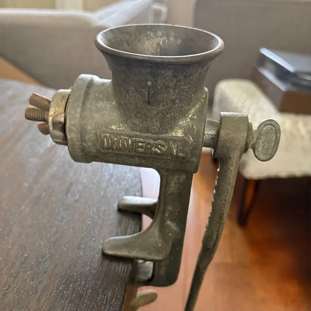 Vtg Universal Food Chopper No. 1 L.F. & C New Britain Conn. USA Meat Grinder